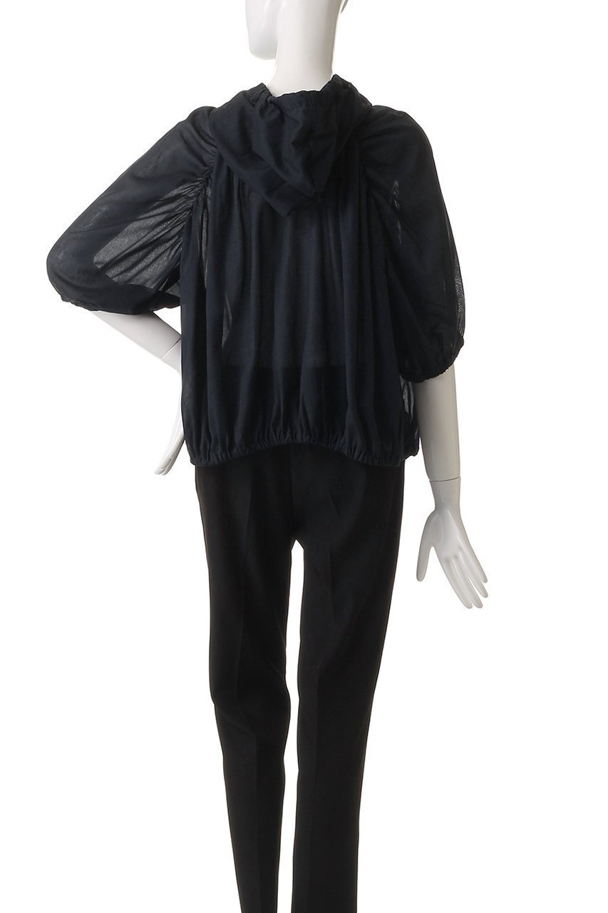 【ミズイロ インド/mizuiro ind】のgathered hooded shirt シャツ 人気、トレンドファッション・服の通販 founy(ファニー) 　ファッション　Fashion　レディースファッション　Fashion for Women　トップス・カットソー　Cut & Sew Tops　シャツ・ブラウス・オフィスカジュアル　Elegant Blouses & Button-Ups　ギャザー　Gathered, Ruffled　シアー　Sheer, See-Through　ショート　Short, Short Length　スリーブ　Sleeve, Long Sleeve / Short Sleeve　トレンド　Trend, Trending Now　ワイド　Wide, Wide Fit　夏　Summer　春　Spring　S/S・春夏　SS, Spring/Summer, Warm Season　other-4|ID: prp329100004588525 ipo3291000000036392663