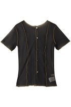 【プランク プロジェクト/PRANK PROJECT】の2WAYシアートップ / 2Way Sheer Top 人気、トレンドファッション・服の通販 founy(ファニー) ファッション Fashion レディースファッション Ladies' Fashion Online トップス・カットソー Tops/Tshirt シャツ/ブラウス Shirts/Blouses ロング / Tシャツ T-Shirts カットソー Cut and Sewn インナー Inner ショート Short ストレッチ Stretch スリーブ Sleeve タンブラー Tumbler NEW・新作・新着・新入荷 New Arrivals thumbnail BLK(ブラック)|ID: prp329100004588532 ipo3291000000032549288