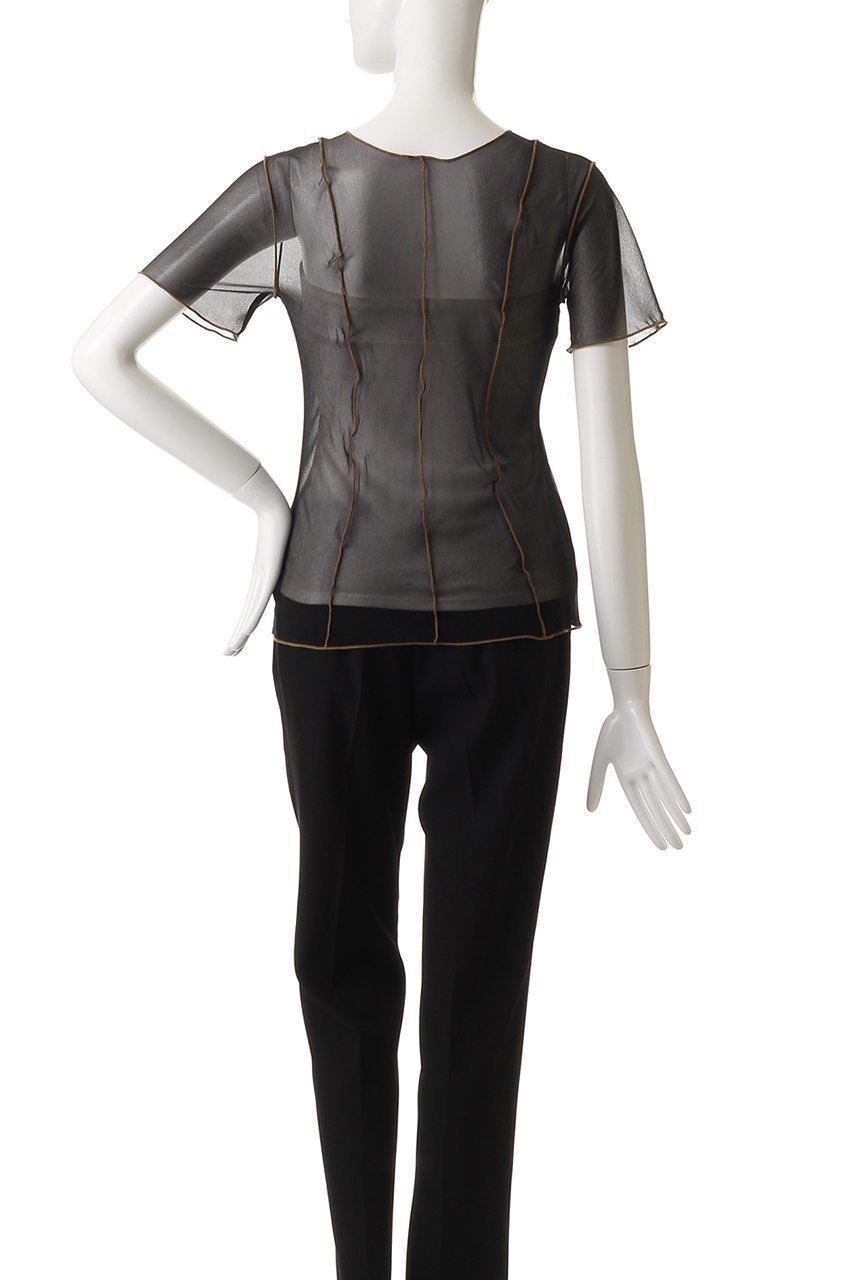 【プランク プロジェクト/PRANK PROJECT】の2WAYシアートップ / 2Way Sheer Top 人気、トレンドファッション・服の通販 founy(ファニー) 　ファッション　Fashion　レディースファッション　Fashion for Women　トップス・カットソー　Cut & Sew Tops　シャツ・ブラウス・オフィスカジュアル　Elegant Blouses & Button-Ups　ロングTシャツ・Tシャツ　Longline T-Shirts & Tees　カットソー・ベーシックTシャツ　Cut-and-Sewn Tops / Stretch Tees & Basics　インナー　Innerwear　ショート　Short, Short Length　ストレッチ　Stretch, Stretchy Fabric　スリーブ　Sleeve, Long Sleeve / Short Sleeve　タンブラー　Tumbler, Travel Mug　other-4|ID: prp329100004588532 ipo3291000000035060880