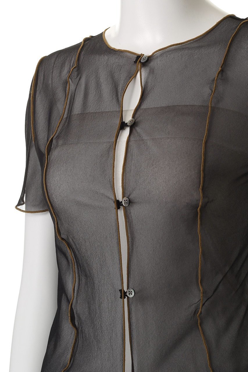 【プランク プロジェクト/PRANK PROJECT】の2WAYシアートップ / 2Way Sheer Top 人気、トレンドファッション・服の通販 founy(ファニー) 　ファッション　Fashion　レディースファッション　Fashion for Women　トップス・カットソー　Cut & Sew Tops　シャツ・ブラウス・オフィスカジュアル　Elegant Blouses & Button-Ups　ロングTシャツ・Tシャツ　Longline T-Shirts & Tees　カットソー・ベーシックTシャツ　Cut-and-Sewn Tops / Stretch Tees & Basics　インナー　Innerwear　ショート　Short, Short Length　ストレッチ　Stretch, Stretchy Fabric　スリーブ　Sleeve, Long Sleeve / Short Sleeve　タンブラー　Tumbler, Travel Mug　other-5|ID: prp329100004588532 ipo3291000000035060882