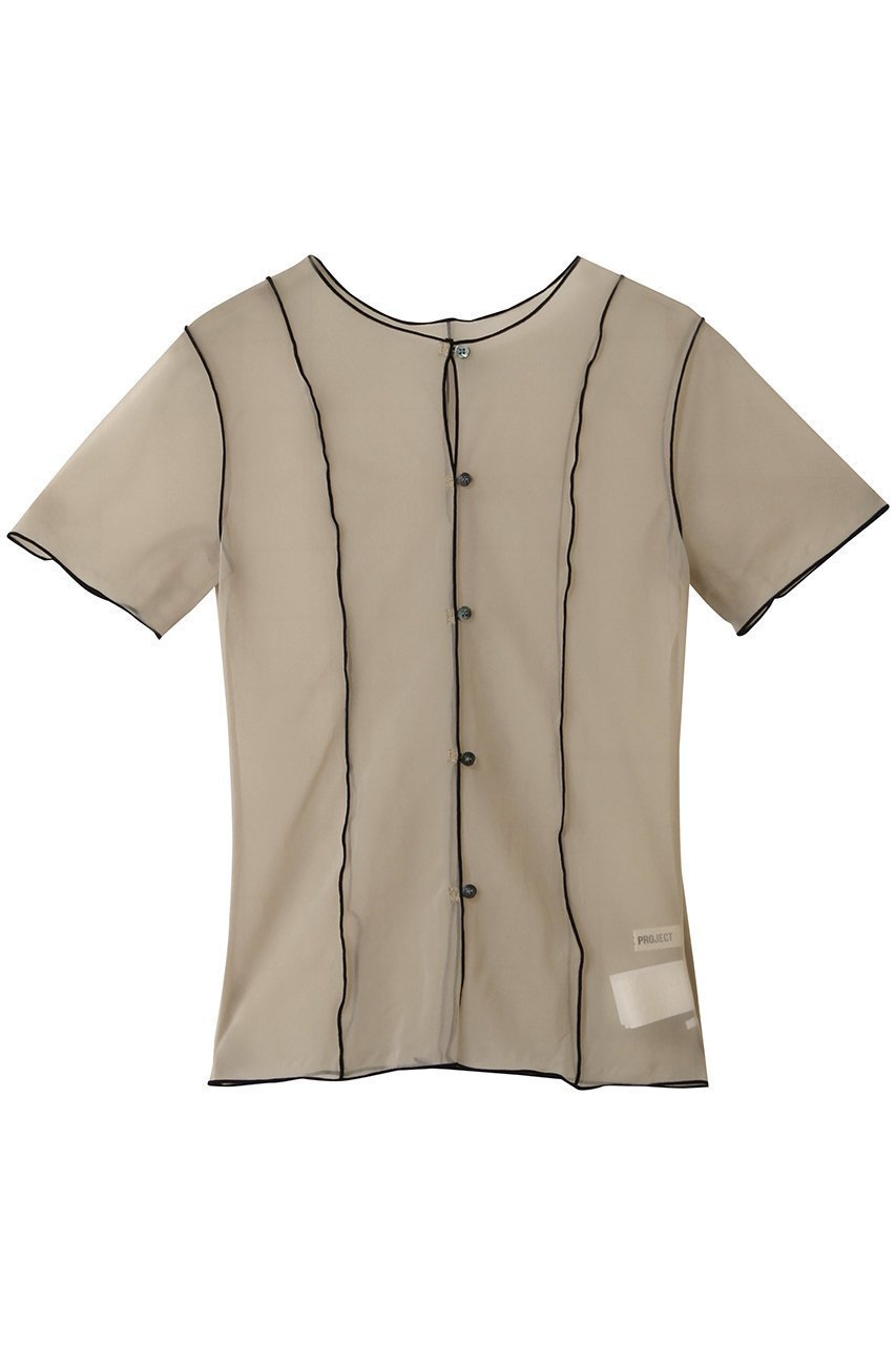 【プランク プロジェクト/PRANK PROJECT】の2WAYシアートップ / 2Way Sheer Top インテリア・キッズ・メンズ・レディースファッション・服の通販 founy(ファニー) ファッション Fashion レディースファッション Fashion for Women トップス・カットソー Cut & Sew Tops シャツ・ブラウス・オフィスカジュアル Elegant Blouses & Button-Ups ロングTシャツ・Tシャツ Longline T-Shirts & Tees カットソー・ベーシックTシャツ Cut-and-Sewn Tops / Stretch Tees & Basics インナー Innerwear ショート Short, Short Length ストレッチ Stretch, Stretchy Fabric スリーブ Sleeve, Long Sleeve / Short Sleeve タンブラー Tumbler, Travel Mug BGE(ベージュ)|ID: prp329100004588532 ipo3291000000035922497