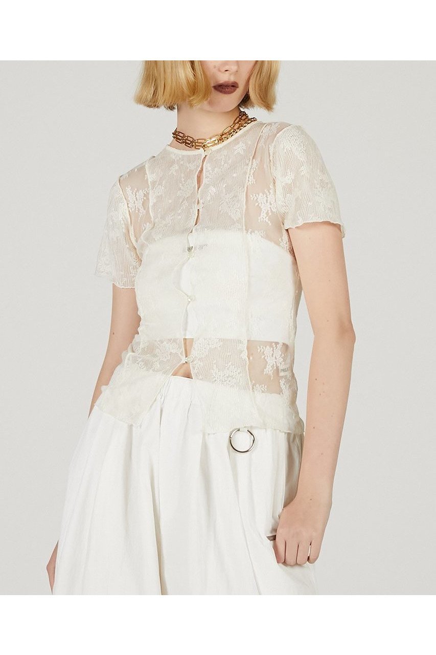 【プランク プロジェクト/PRANK PROJECT】の2WAYレースシアートップ / 2Way Lace Sheer Top 人気、トレンドファッション・服の通販 founy(ファニー) 　ファッション　Fashion　レディースファッション　Ladies' Fashion Online　トップス・カットソー　Tops/Tshirt　シャツ/ブラウス　Shirts/Blouses　ロング / Tシャツ　T-Shirts　カットソー　Cut and Sewn　インナー　Inner　ショート　Short　ストレッチ　Stretch　スリーブ　Sleeve　プリーツ　Pleats　ランダム　Random　レース　Race　定番　Standard　NEW・新作・新着・新入荷　New Arrivals　other-8|ID: prp329100004588534 ipo3291000000032549314