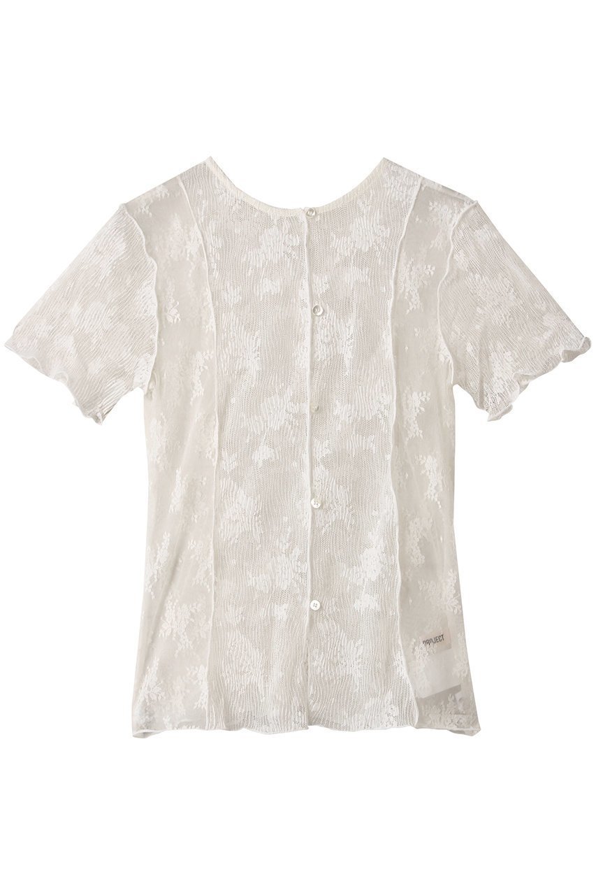 【プランク プロジェクト/PRANK PROJECT】の2WAYレースシアートップ / 2Way Lace Sheer Top インテリア・キッズ・メンズ・レディースファッション・服の通販 founy(ファニー) 　ファッション　Fashion　レディースファッション　Fashion for Women　トップス・カットソー　Cut & Sew Tops　シャツ・ブラウス・オフィスカジュアル　Elegant Blouses & Button-Ups　ロングTシャツ・Tシャツ　Longline T-Shirts & Tees　カットソー・ベーシックTシャツ　Cut-and-Sewn Tops / Stretch Tees & Basics　インナー　Innerwear　ショート　Short, Short Length　ストレッチ　Stretch, Stretchy Fabric　スリーブ　Sleeve, Long Sleeve / Short Sleeve　プリーツ　Pleats, Pleated　ランダム　Random, Irregular　レース　Lace, Lace Fabric　定番　Standard, Basic Item　WHT(ホワイト)|ID: prp329100004588534 ipo3291000000035790711