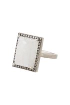 【アドリン ヒュー/Adlin Hue】のMoon Stone One of a Kind Reni リング 人気、トレンドファッション・服の通販 founy(ファニー) ファッション Fashion レディースファッション Fashion for Women ジュエリー Jewelry シンプル Simple, Minimal スクエア Square, Square Shape ストーン Stone, Gem-Like フォルム Silhouette, Form リュクス Luxury, Elegant, High-End, Chic thumbnail ホワイト|ID: prp329100004588542 ipo3291000000035692939