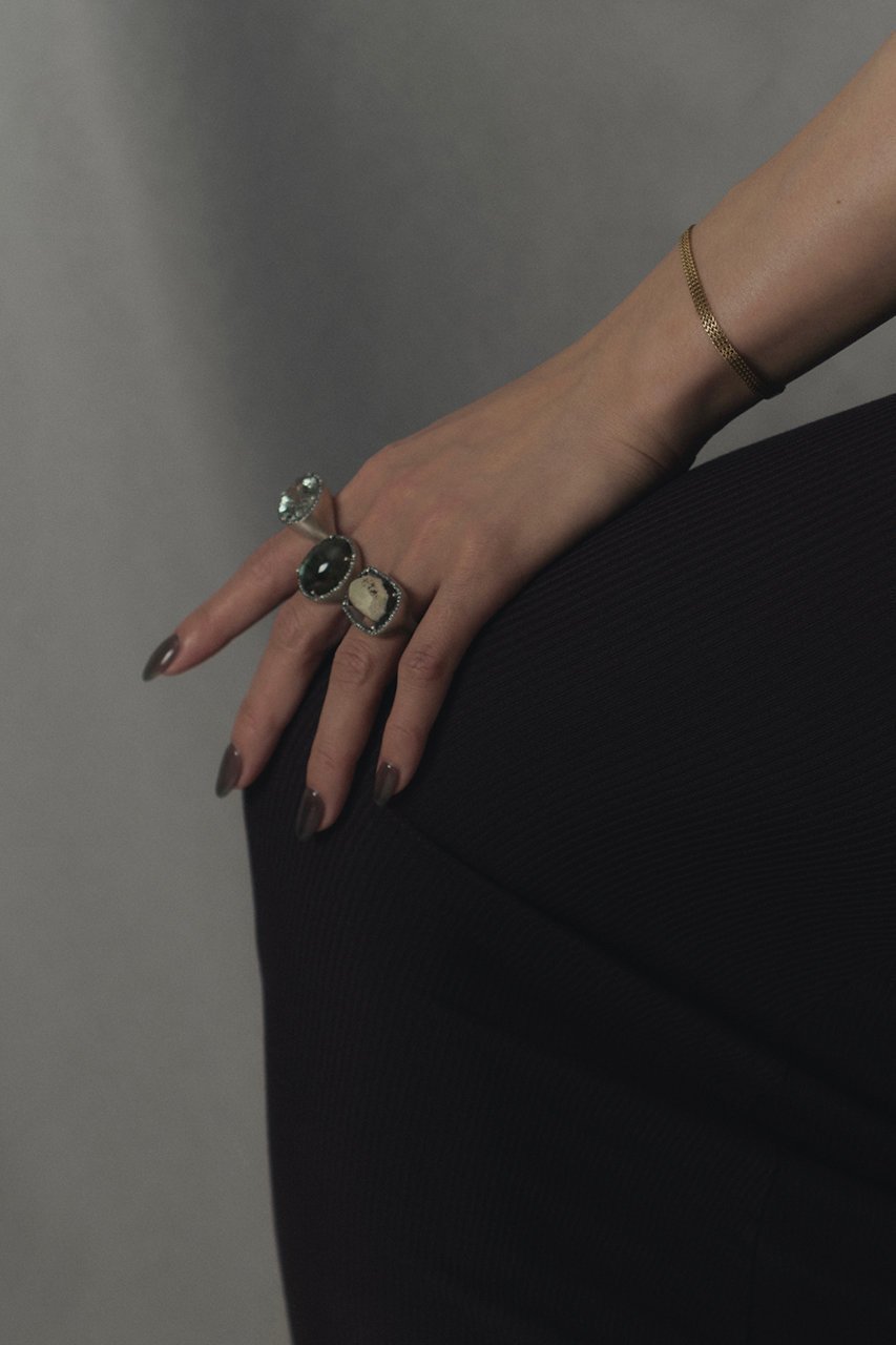 【アドリン ヒュー/Adlin Hue】のGreen Amethyst Canan リング 人気、トレンドファッション・服の通販 founy(ファニー) 　ファッション　Fashion　レディースファッション　Ladies' Fashion Online　シェイプ　Shape　ストーン　Stone　モダン　Modern　エレガント 上品　Elegant　NEW・新作・新着・新入荷　New Arrivals　other-5|ID: prp329100004588543 ipo3291000000032633100
