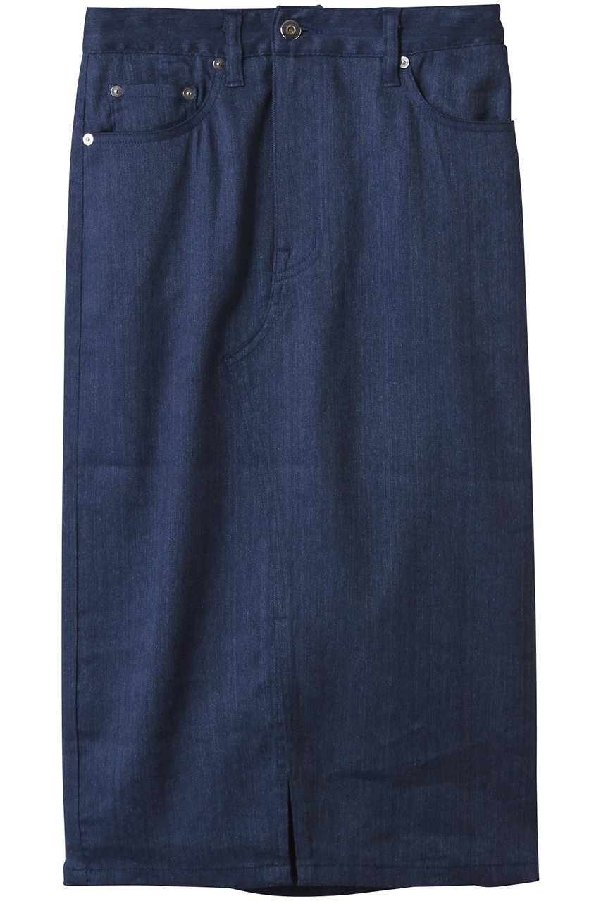 【ルームエイト/Room no.8】のデニムスリットタイトスカート 人気、トレンドファッション・服の通販 founy(ファニー) 　ファッション　Fashion　レディースファッション　Ladies' Fashion Online　スカート　Skirt　ロングスカート　Long Skirt　スリット　Slit　デニム　Denim　リネン　Linen　ロング　Long　エレガント 上品　Elegant　NEW・新作・新着・新入荷　New Arrivals　 other-1|ID: prp329100004588546 ipo3291000000032549381