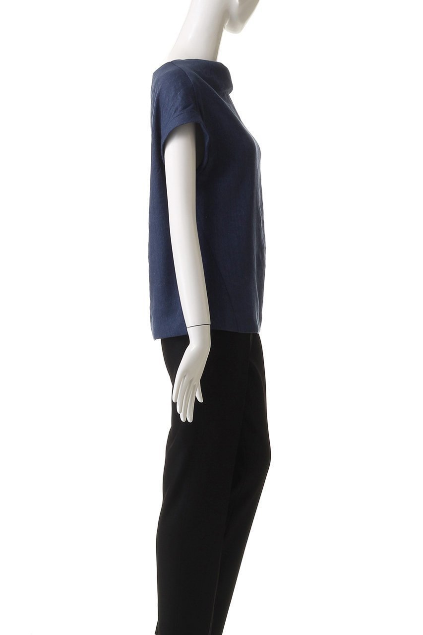【ルームエイト/Room no.8】のデニムドレープトップス 人気、トレンドファッション・服の通販 founy(ファニー) 　ファッション　Fashion　レディースファッション　Ladies' Fashion Online　トップス・カットソー　Tops/Tshirt　シャツ/ブラウス　Shirts/Blouses　ショート　Short　スリーブ　Sleeve　ドレープ　Drape　フロント　Front　リネン　Linen　エレガント 上品　Elegant　NEW・新作・新着・新入荷　New Arrivals　other-3|ID: prp329100004588547 ipo3291000000032549392