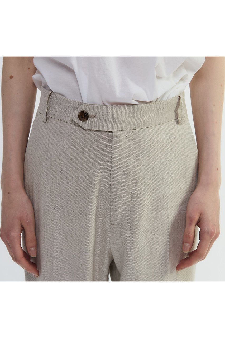 【プレインピープル/PLAIN PEOPLE】のリネンレーヨンストレッチテーパードパンツ 人気、トレンドファッション・服の通販 founy(ファニー) 　ファッション　Fashion　レディースファッション　Ladies' Fashion Online　パンツ　Pants　ギャザー　Gather　スラックス　Slacks　テーパード　Tapered　エレガント 上品　Elegant　NEW・新作・新着・新入荷　New Arrivals　other-2|ID: prp329100004588559 ipo3291000000032549490
