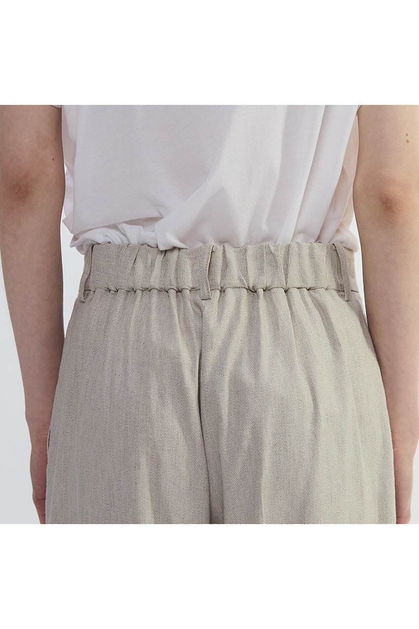 【プレインピープル/PLAIN PEOPLE】のリネンレーヨンストレッチテーパードパンツ 人気、トレンドファッション・服の通販 founy(ファニー) 　ファッション　Fashion　レディースファッション　Ladies' Fashion Online　パンツ　Pants　ギャザー　Gather　スラックス　Slacks　テーパード　Tapered　エレガント 上品　Elegant　NEW・新作・新着・新入荷　New Arrivals　other-4|ID: prp329100004588559 ipo3291000000032549492