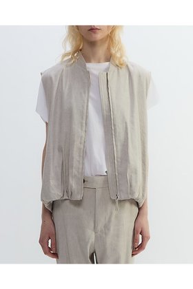 【プレインピープル/PLAIN PEOPLE】 リネンレーヨンストレッチブルゾンジレ人気、トレンドファッション・服の通販 founy(ファニー) ファッション Fashion レディースファッション Ladies' Fashion Online アウター Coat Outerwear ジャケット Jackets ブルゾン Blouson/Jackets おすすめ Recommend ギャザー Gather ジャケット Jacket セットアップ Set Up ドレス Dress ブルゾン Blouson ベスト Vest NEW・新作・新着・新入荷 New Arrivals |ID:prp329100004588560