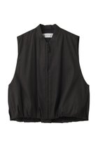 【プレインピープル/PLAIN PEOPLE】のリネンレーヨンストレッチブルゾンジレ ブラック|ID: prp329100004588560 ipo3291000000033356651