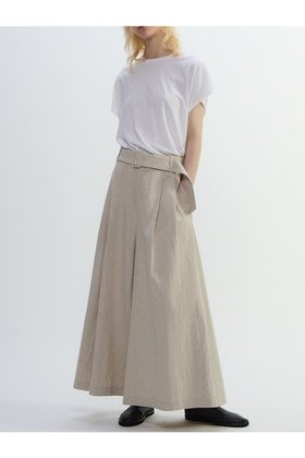 【プレインピープル/PLAIN PEOPLE】 コットンリネンラミーキャンバスタック入りフレアーパンツ人気、トレンドファッション・服の通販 founy(ファニー) ファッション Fashion レディースファッション Ladies' Fashion Online パンツ Pants キャンバス Canvas ジャージ Jersey NEW・新作・新着・新入荷 New Arrivals |ID:prp329100004588561