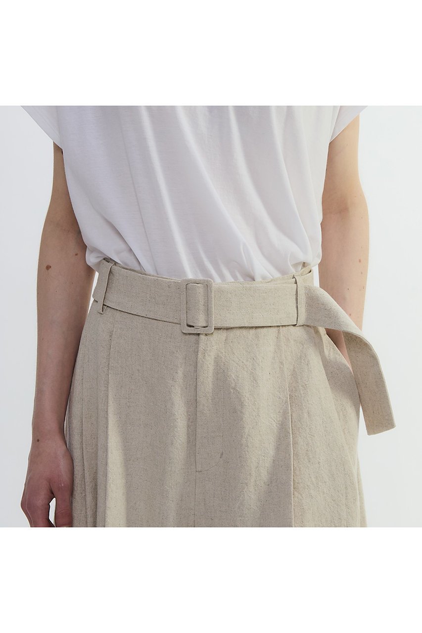【プレインピープル/PLAIN PEOPLE】のコットンリネンラミーキャンバスタック入りフレアーパンツ 人気、トレンドファッション・服の通販 founy(ファニー) 　ファッション　Fashion　レディースファッション　Ladies' Fashion Online　パンツ　Pants　キャンバス　Canvas　ジャージ　Jersey　NEW・新作・新着・新入荷　New Arrivals　other-2|ID: prp329100004588561 ipo3291000000032549503