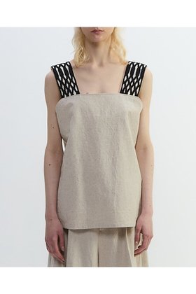 【プレインピープル/PLAIN PEOPLE】 コットンリネンラミーキャンバスキャミソールトップス人気、トレンドファッション・服の通販 founy(ファニー) ファッション Fashion レディースファッション Ladies' Fashion Online トップス・カットソー Tops/Tshirt キャミソール / ノースリーブ No Sleeves シャツ/ブラウス Shirts/Blouses おすすめ Recommend キャンバス Canvas クロップド Cropped ノースリーブ No Sleeve ボトム Bottom 夏 Summer NEW・新作・新着・新入荷 New Arrivals |ID:prp329100004588562