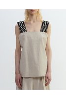 【プレインピープル/PLAIN PEOPLE】のコットンリネンラミーキャンバスキャミソールトップス 人気、トレンドファッション・服の通販 founy(ファニー) ファッション Fashion レディースファッション Ladies' Fashion Online トップス・カットソー Tops/Tshirt キャミソール / ノースリーブ No Sleeves シャツ/ブラウス Shirts/Blouses おすすめ Recommend キャンバス Canvas クロップド Cropped ノースリーブ No Sleeve ボトム Bottom 夏 Summer NEW・新作・新着・新入荷 New Arrivals |ID:prp329100004588562