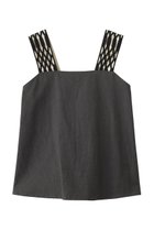 【プレインピープル/PLAIN PEOPLE】のコットンリネンラミーキャンバスキャミソールトップス グレー|ID: prp329100004588562 ipo3291000000035790769
