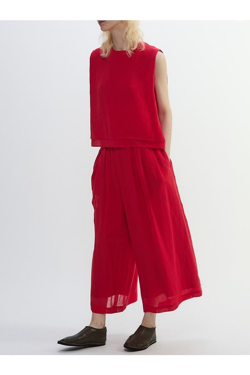 【プレインピープル/PLAIN PEOPLE】のナチュラルリネンガーゼワイドクロップドパンツ 人気、トレンドファッション・服の通販 founy(ファニー) 　ファッション　Fashion　レディースファッション　Ladies' Fashion Online　パンツ　Pants　ボトム　Bottom　リラックス　Relax　NEW・新作・新着・新入荷　New Arrivals　other-4|ID: prp329100004588563 ipo3291000000032549516