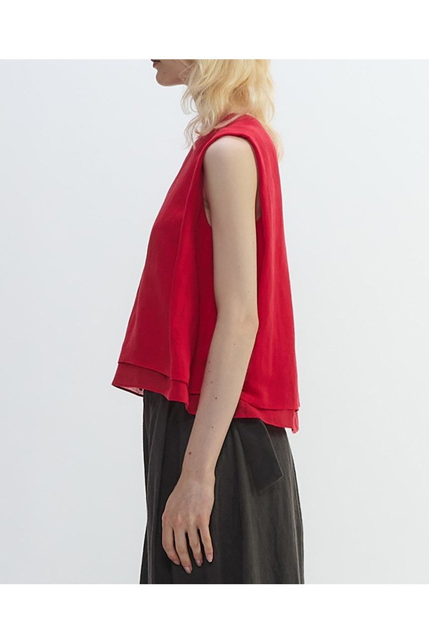 【プレインピープル/PLAIN PEOPLE】のナチュラルリネンガーゼノースリーブブラウス 人気、トレンドファッション・服の通販 founy(ファニー) 　ファッション　Fashion　レディースファッション　Ladies' Fashion Online　トップス・カットソー　Tops/Tshirt　キャミソール / ノースリーブ　No Sleeves　シャツ/ブラウス　Shirts/Blouses　おすすめ　Recommend　セットアップ　Set Up　ノースリーブ　No Sleeve　リネン　Linen　夏　Summer　NEW・新作・新着・新入荷　New Arrivals　other-2|ID: prp329100004588564 ipo3291000000032549521