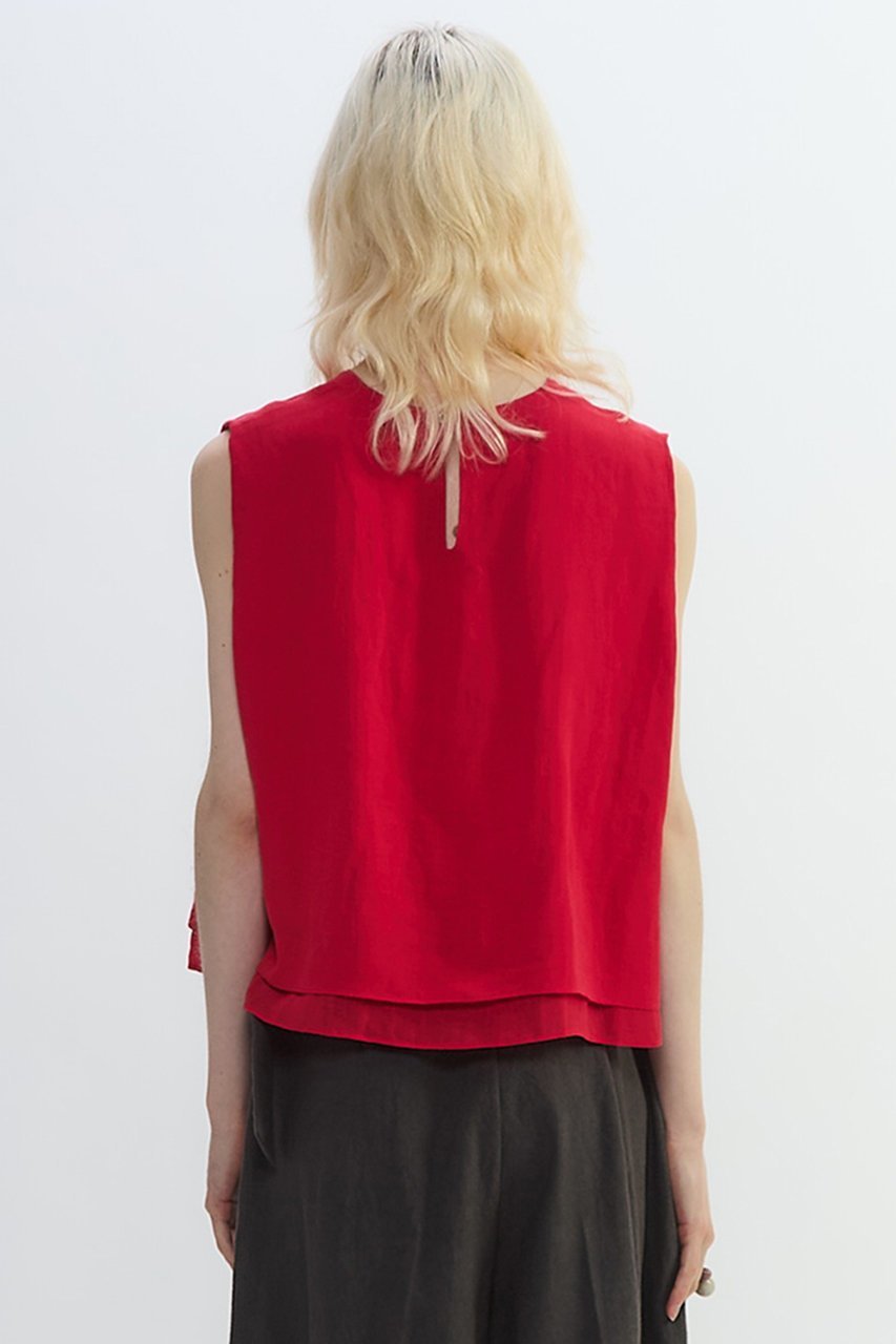 【プレインピープル/PLAIN PEOPLE】のナチュラルリネンガーゼノースリーブブラウス 人気、トレンドファッション・服の通販 founy(ファニー) 　ファッション　Fashion　レディースファッション　Ladies' Fashion Online　トップス・カットソー　Tops/Tshirt　キャミソール / ノースリーブ　No Sleeves　シャツ/ブラウス　Shirts/Blouses　おすすめ　Recommend　セットアップ　Set Up　ノースリーブ　No Sleeve　リネン　Linen　夏　Summer　NEW・新作・新着・新入荷　New Arrivals　other-3|ID: prp329100004588564 ipo3291000000032549522
