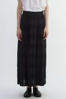 【プレインピープル/PLAIN PEOPLE】のコードチェックワッシャーセミフレアスカート 人気、トレンドファッション・服の通販 founy(ファニー) ファッション Fashion レディースファッション Ladies' Fashion Online スカート Skirt Aライン/フレアスカート Flared A-Line Skirts ロングスカート Long Skirt シルク Silk シンプル Simple チェック Check ロング Long NEW・新作・新着・新入荷 New Arrivals |ID:prp329100004588567