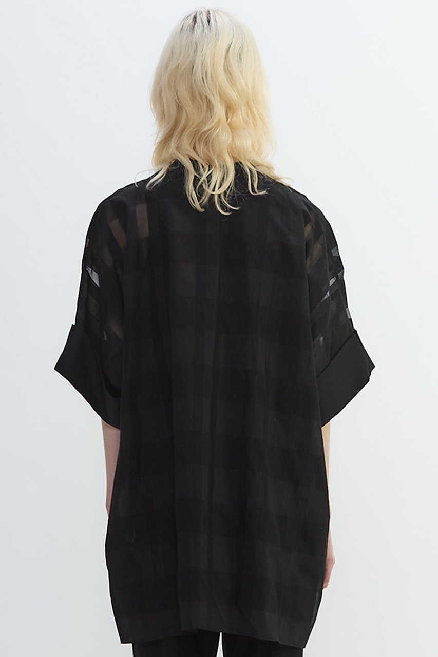 【プレインピープル/PLAIN PEOPLE】のコードチェックワッシャーチュニック 人気、トレンドファッション・服の通販 founy(ファニー) 　ファッション　Fashion　レディースファッション　Ladies' Fashion Online　ワンピース　Dress　チュニック　Tunic　おすすめ　Recommend　シルク　Silk　チェック　Check　チュニック　Tunic　NEW・新作・新着・新入荷　New Arrivals　other-3|ID: prp329100004588568 ipo3291000000032549554