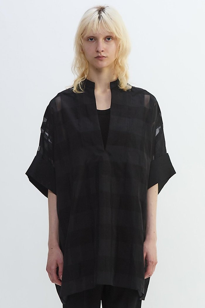 【プレインピープル/PLAIN PEOPLE】のコードチェックワッシャーチュニック インテリア・キッズ・メンズ・レディースファッション・服の通販 founy(ファニー) https://founy.com/ ファッション Fashion レディースファッション Fashion for Women ワンピース Dresses チュニック Tunic Tops & Dresses おすすめ Recommended / Our Picks シルク Silk, 100% Silk チェック Check, Plaid, Tartan チュニック Tunic, Long Top |ID: prp329100004588568 ipo3291000000035790785