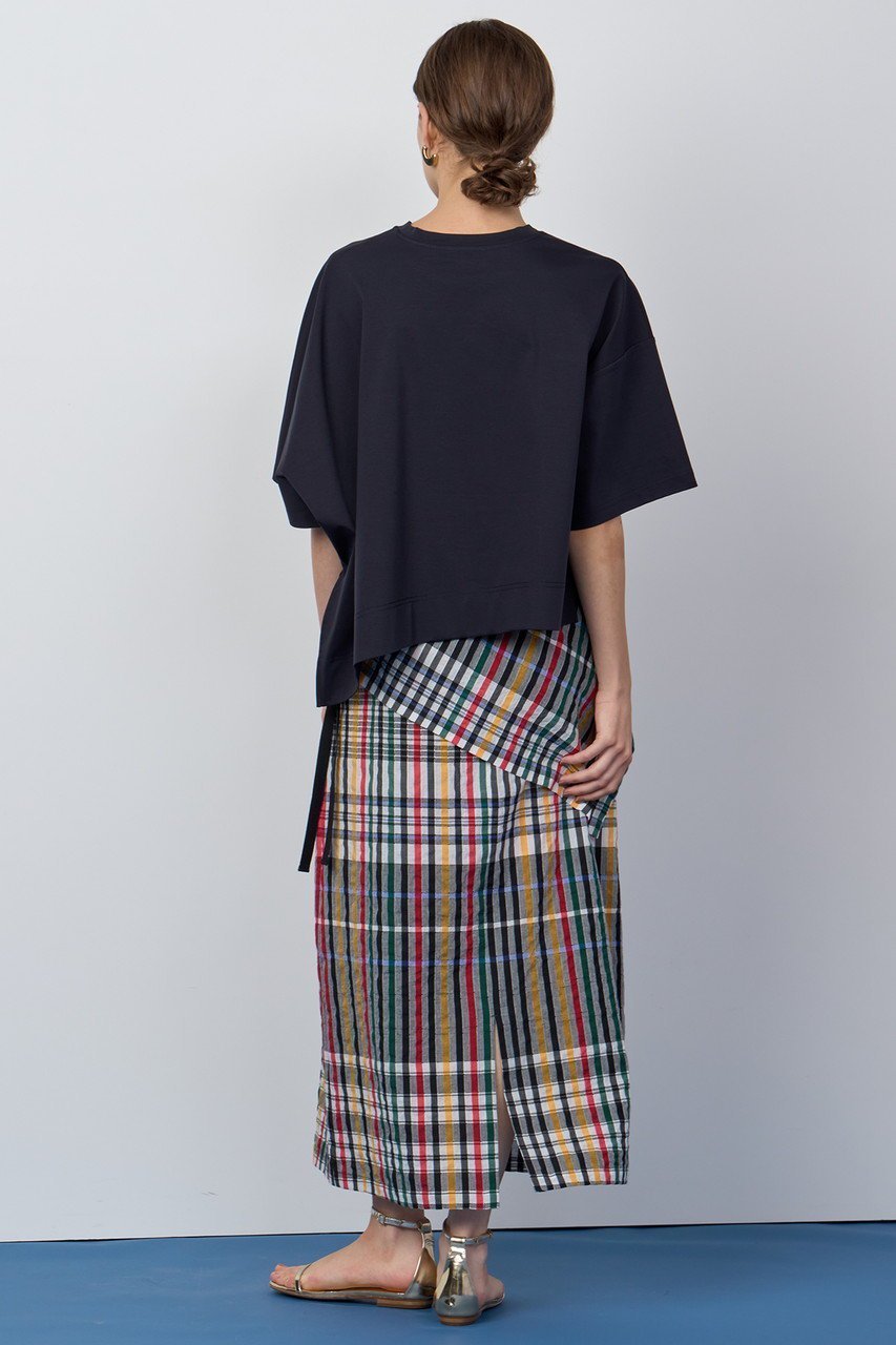 【ハウス オブ ロータス/HOUSE OF LOTUS】のランダムチェックスカート 人気、トレンドファッション・服の通販 founy(ファニー) 　ファッション　Fashion　レディースファッション　Fashion for Women　スカート　Skirts　ロングスカート　Long Skirts / Maxi & Midi Skirts　2025年　2025　2025-2026秋冬・A/W　Autumn/Winter 2025–26 AW25–26　アシンメトリー　Asymmetrical Style　カットソー　Cut and Sewn Top　シンプル　Simple, Minimal　チェック　Check, Plaid, Tartan　リボン　Ribbon, Bow　ロング　Long, Long-Length　再入荷　Restock / Back in Stock　A/W・秋冬　Autumn/Winter　other-7|ID: prp329100004588571 ipo3291000000032631564