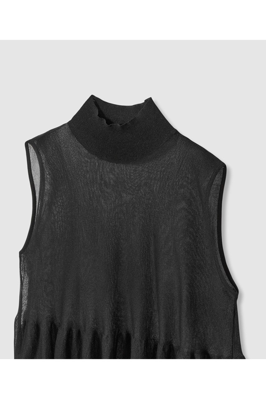 【アルアバイル/allureville】のシアーティアードチュニック 人気、トレンドファッション・服の通販 founy(ファニー) 　ファッション　Fashion　レディースファッション　Ladies' Fashion Online　ワンピース　Dress　チュニック　Tunic　ギャザー　Gather　チュニック　Tunic　デニム　Denim　ノースリーブ　No Sleeve　ミドル　Middle　夏　Summer　NEW・新作・新着・新入荷　New Arrivals　other-3|ID: prp329100004588575 ipo3291000000032549604