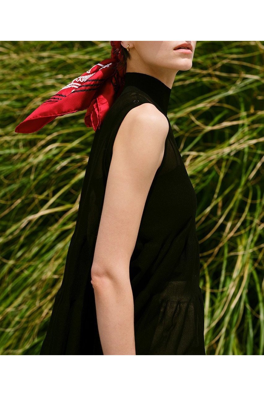 【アルアバイル/allureville】のシアーティアードチュニック 人気、トレンドファッション・服の通販 founy(ファニー) 　ファッション　Fashion　レディースファッション　Ladies' Fashion Online　ワンピース　Dress　チュニック　Tunic　ギャザー　Gather　チュニック　Tunic　デニム　Denim　ノースリーブ　No Sleeve　ミドル　Middle　夏　Summer　NEW・新作・新着・新入荷　New Arrivals　other-5|ID: prp329100004588575 ipo3291000000032549606