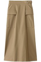 【アルアバイル/allureville】のツイルストレッチサファリスカート ベージュ|ID: prp329100004588577 ipo3291000000033170466