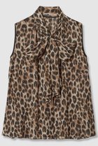 【アルアバイル/allureville】のレオパードプリントボウブラウス ブラウン|ID: prp329100004588578 ipo3291000000035401670