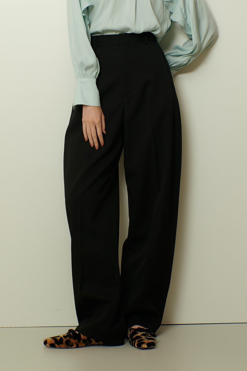 【アルアバイル/allureville】のドライウールカーブライントラウザー 人気、トレンドファッション・服の通販 founy(ファニー) 　ファッション　Fashion　レディースファッション　Fashion for Women　パンツ　Pants & Trousers　センター　Center, Center Line　ポケット　Pocket, Pocket Detail　マニッシュ　Mannish, Boyish　other-3|ID: prp329100004588586 ipo3291000000034017401