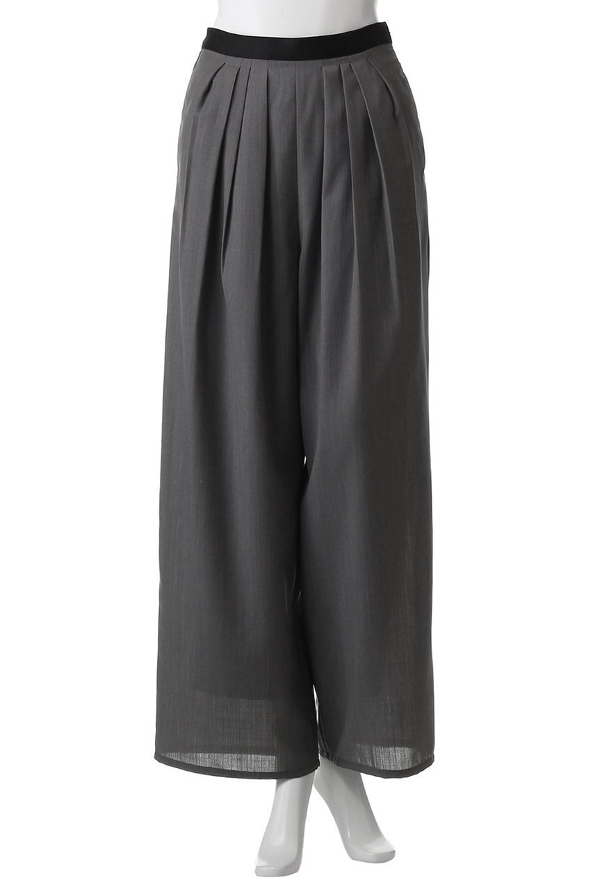 【アルアバイル/allureville】のトリアセサイロタックパンツ 人気、トレンドファッション・服の通販 founy(ファニー) 　ファッション　Fashion　レディースファッション　Fashion for Women　パンツ　Pants & Trousers　おすすめ　Recommended / Our Picks　アシンメトリー　Asymmetrical Style　サマー　Summer, Summer Style　シアー　Sheer, See-Through　ジャケット　Jacket, Outerwear　ストレート　Straight, Straight Cut　セットアップ　Set-Up, Coordinated Outfit　other-2|ID: prp329100004588588 ipo3291000000035632766