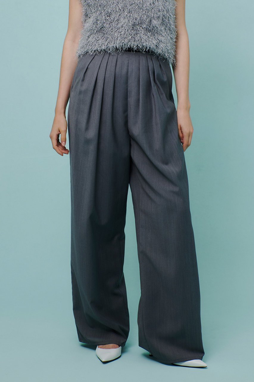 【アルアバイル/allureville】のトリアセサイロタックパンツ 人気、トレンドファッション・服の通販 founy(ファニー) 　ファッション　Fashion　レディースファッション　Fashion for Women　パンツ　Pants & Trousers　おすすめ　Recommended / Our Picks　アシンメトリー　Asymmetrical Style　サマー　Summer, Summer Style　シアー　Sheer, See-Through　ジャケット　Jacket, Outerwear　ストレート　Straight, Straight Cut　セットアップ　Set-Up, Coordinated Outfit　other-6|ID: prp329100004588588 ipo3291000000035632774