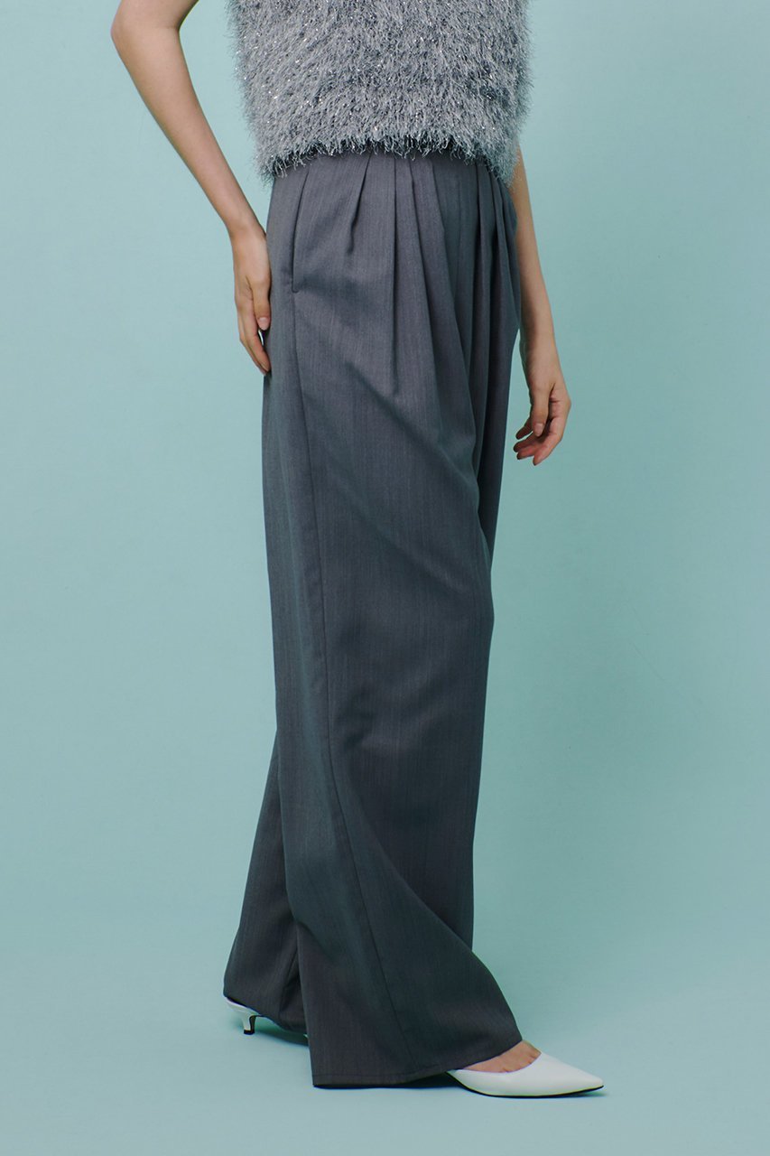 【アルアバイル/allureville】のトリアセサイロタックパンツ 人気、トレンドファッション・服の通販 founy(ファニー) 　ファッション　Fashion　レディースファッション　Fashion for Women　パンツ　Pants & Trousers　おすすめ　Recommended / Our Picks　アシンメトリー　Asymmetrical Style　サマー　Summer, Summer Style　シアー　Sheer, See-Through　ジャケット　Jacket, Outerwear　ストレート　Straight, Straight Cut　セットアップ　Set-Up, Coordinated Outfit　other-7|ID: prp329100004588588 ipo3291000000035632775