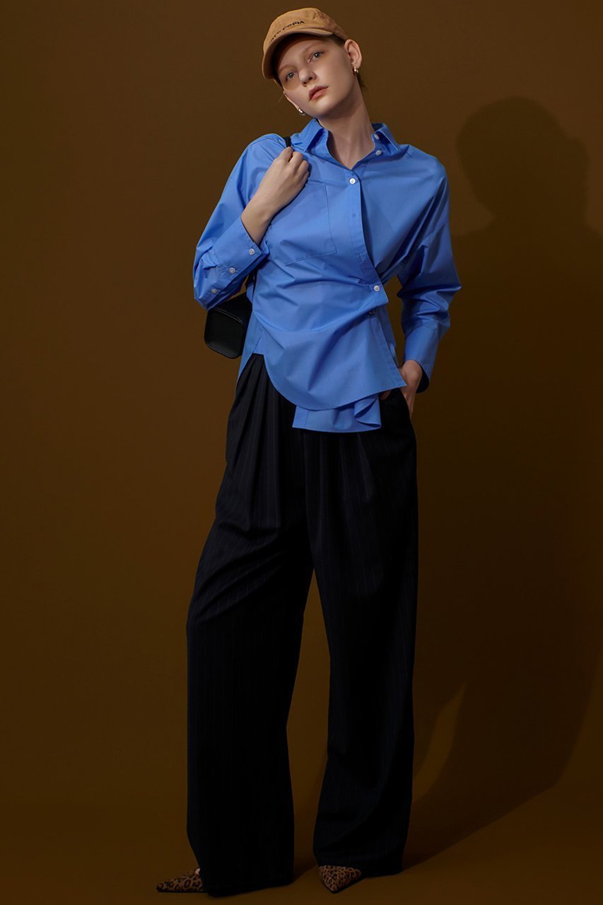 【アルアバイル/allureville】のカシュクール2WAYシャツ 人気、トレンドファッション・服の通販 founy(ファニー) 　ファッション　Fashion　レディースファッション　Ladies' Fashion Online　トップス・カットソー　Tops/Tshirt　シャツ/ブラウス　Shirts/Blouses　おすすめ　Recommend　カシュクール　Cachecoeur　スリーブ　Sleeve　タイトスカート　Tight Skirt　フロント　Front　ベーシック　Basic　ボトム　Bottom　マニッシュ　Mannish　ロング　Long　NEW・新作・新着・新入荷　New Arrivals　秋　Autumn/Fall　other-5|ID: prp329100004588589 ipo3291000000032549789