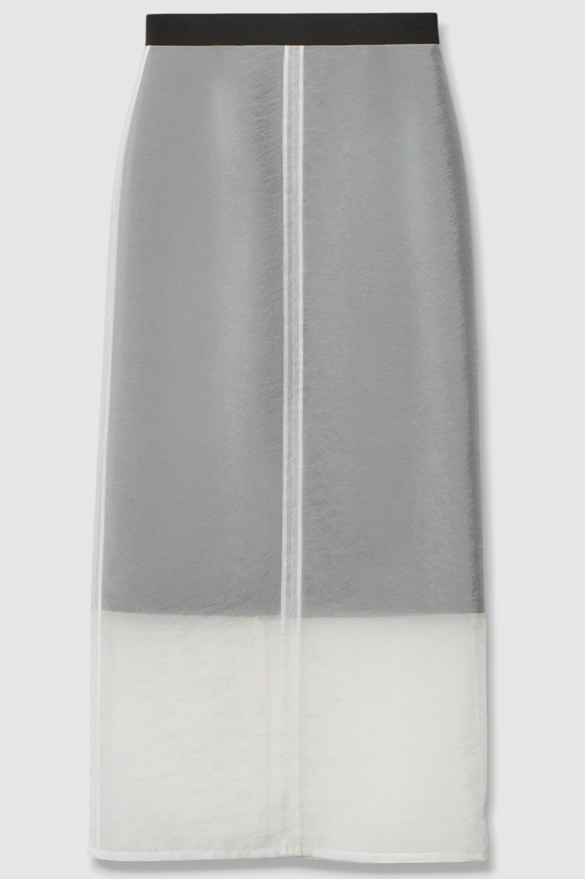 【アルアバイル/allureville】のシアーレイヤードタイトスカート インテリア・キッズ・メンズ・レディースファッション・服の通販 founy(ファニー) 　ファッション　Fashion　レディースファッション　Fashion for Women　スカート　Skirts　ロングスカート　Long Skirts / Maxi & Midi Skirts　グラフィック　Graphic, Graphic Design　シアー　Sheer, See-Through　スウェット / スエット　Sweatshirt, Sweatwear　スポーティ　Sporty, Casual Athletic　タイトスカート　Pencil Skirt, Tight Skirt　トレンド　Trend, Trending Now　パイピング　Piping, Trim Design　ロング　Long, Long-Length　オフホワイト|ID: prp329100004588591 ipo3291000000035887613