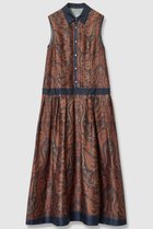 【アルアバイル/allureville】のOFFICINAペイズリープリントワンピース 人気、トレンドファッション・服の通販 founy(ファニー) ファッション Fashion レディースファッション Fashion for Women ワンピース Dresses チュニック Tunic Tops & Dresses イタリア Italy チュニック Tunic, Long Top テーラード Tailored, Tailored Fit デニム Denim, Jeans Material トレンド Trend, Trending Now ブルゾン Blouson, Bomber Jacket ロング Long, Long-Length 秋 Autumn thumbnail ブラウン|ID: prp329100004588592 ipo3291000000035451004