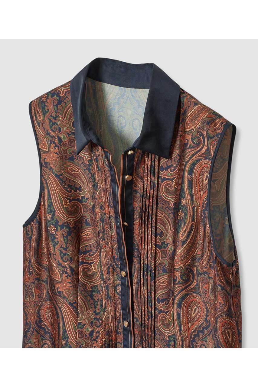 【アルアバイル/allureville】のOFFICINAペイズリープリントワンピース 人気、トレンドファッション・服の通販 founy(ファニー) 　ファッション　Fashion　レディースファッション　Fashion for Women　ワンピース　Dresses　チュニック　Tunic Tops & Dresses　イタリア　Italy　チュニック　Tunic, Long Top　テーラード　Tailored, Tailored Fit　デニム　Denim, Jeans Material　トレンド　Trend, Trending Now　ブルゾン　Blouson, Bomber Jacket　ロング　Long, Long-Length　秋　Autumn　other-3|ID: prp329100004588592 ipo3291000000035451006