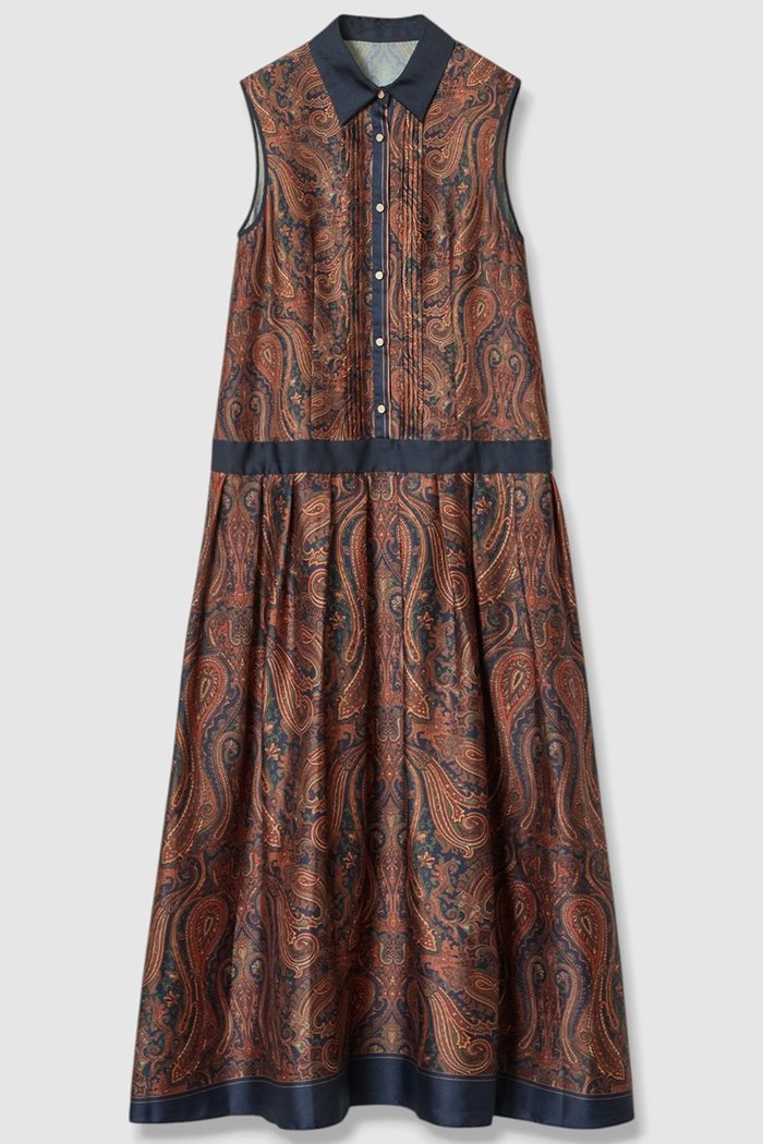 【アルアバイル/allureville】のOFFICINAペイズリープリントワンピース インテリア・キッズ・メンズ・レディースファッション・服の通販 founy(ファニー) https://founy.com/ ファッション Fashion レディースファッション Fashion for Women ワンピース Dresses チュニック Tunic Tops & Dresses イタリア Italy チュニック Tunic, Long Top テーラード Tailored, Tailored Fit デニム Denim, Jeans Material トレンド Trend, Trending Now ブルゾン Blouson, Bomber Jacket ロング Long, Long-Length 秋 Autumn |ID: prp329100004588592 ipo3291000000036097516