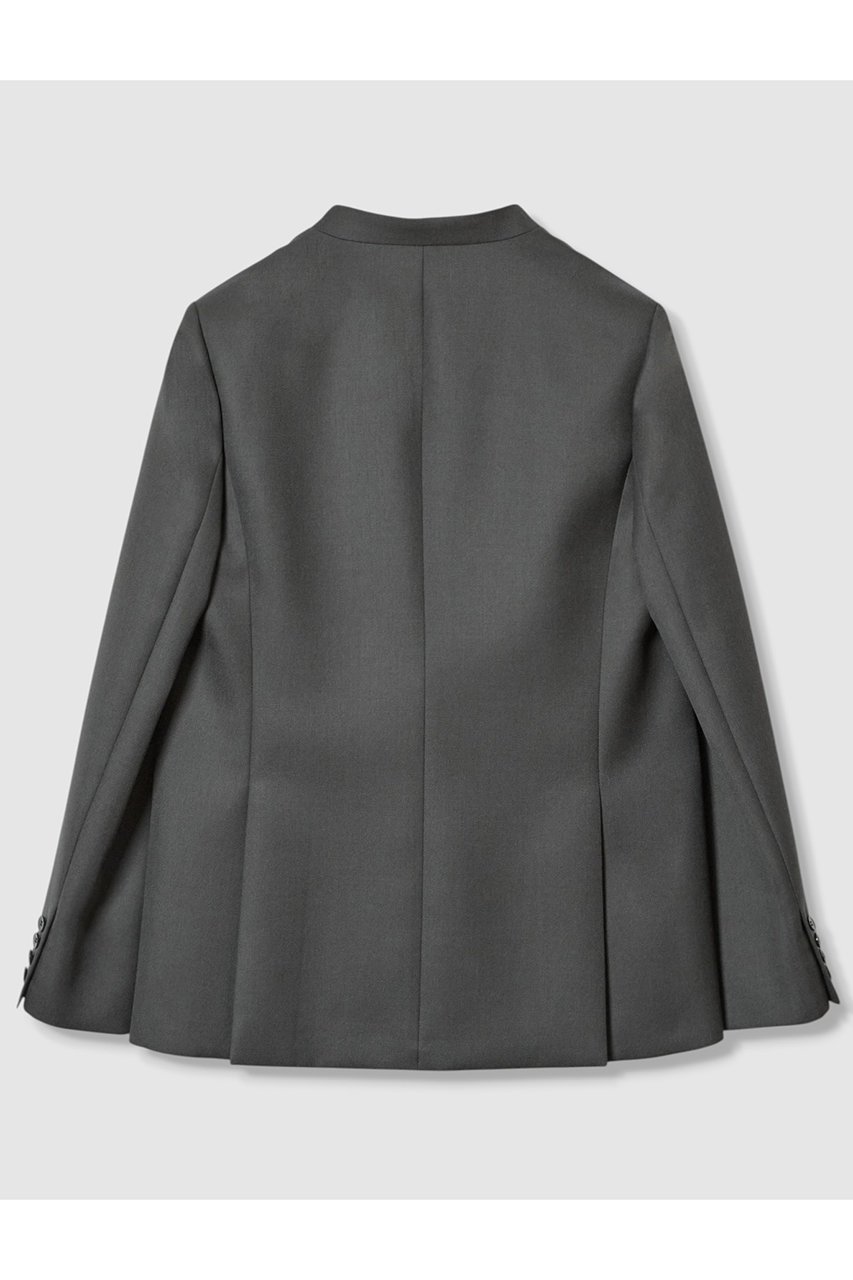 【アルアバイル/allureville】のウールサージノーカラージャケット 人気、トレンドファッション・服の通販 founy(ファニー) 　ファッション　Fashion　レディースファッション　Ladies' Fashion Online　アウター　Coat Outerwear　ジャケット　Jackets　ノーカラージャケット　No Collar Leather Jackets　ジャケット　Jacket　フロント　Front　マニッシュ　Mannish　NEW・新作・新着・新入荷　New Arrivals　other-2|ID: prp329100004588593 ipo3291000000032549818