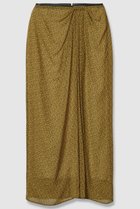 【アルアバイル/allureville】のルミナスプリントドレープスカート イエロー系|ID:prp329100004588594