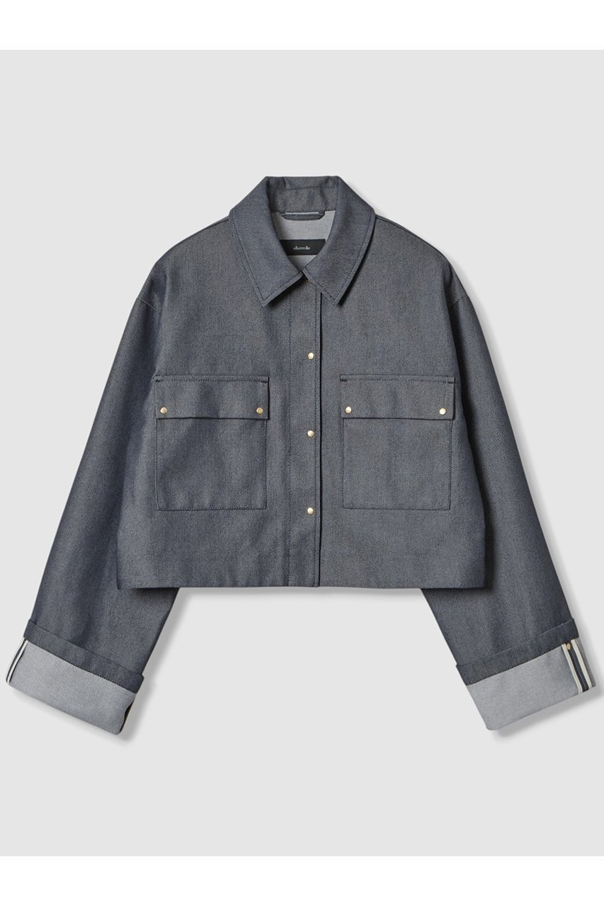 【アルアバイル/allureville】のリジッドデニムブルゾン 人気、トレンドファッション・服の通販 founy(ファニー) 　ファッション　Fashion　レディースファッション　Ladies' Fashion Online　アウター　Coat Outerwear　ジャケット　Jackets　ブルゾン　Blouson/Jackets　おすすめ　Recommend　ジャケット　Jacket　セットアップ　Set Up　デニム　Denim　トレンド　Trend　ブルゾン　Blouson　ボトム　Bottom　ポケット　Pocket　エレガント 上品　Elegant　NEW・新作・新着・新入荷　New Arrivals　 other-1|ID: prp329100004588595 ipo3291000000032549829