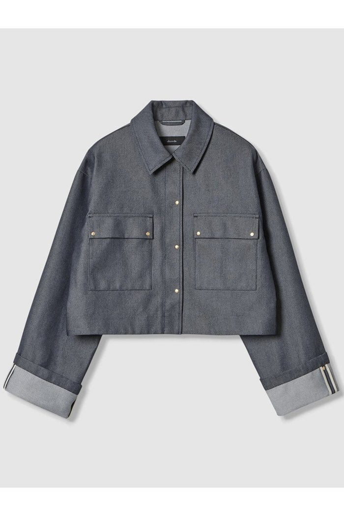 【アルアバイル/allureville】のリジッドデニムライクブルゾン インテリア・キッズ・メンズ・レディースファッション・服の通販 founy(ファニー) https://founy.com/ ファッション Fashion レディースファッション Fashion for Women アウター Coat / Outerwear Collection レディースジャケット・軽アウター Jackets ブルゾンジャケット・スポーティアウター Blouson Jackets おすすめ Recommended / Our Picks ジャケット Jacket, Outerwear セットアップ Set-Up, Coordinated Outfit デニム Denim, Jeans Material トレンド Trend, Trending Now ブルゾン Blouson, Bomber Jacket ボトム Bottoms, Lower Wear ポケット Pocket, Pocket Detail エレガント 上品 Elegant |ID: prp329100004588595 ipo3291000000036097543