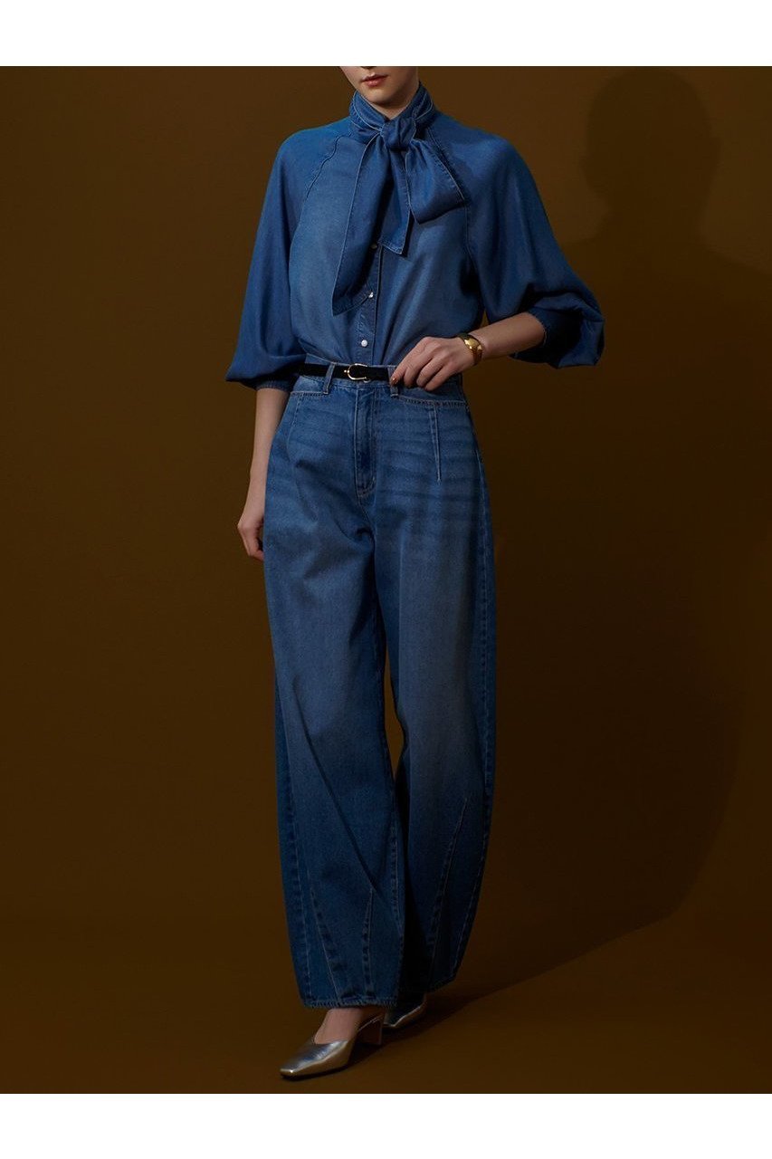 【アルアバイル/allureville】のセミバギーデニムパンツ 人気、トレンドファッション・服の通販 founy(ファニー) 　ファッション　Fashion　レディースファッション　Ladies' Fashion Online　パンツ　Pants　デニムパンツ　Denim Pants　デニム　Denim　ハイライズ　High Rise　ヴィンテージ　Vintage　NEW・新作・新着・新入荷　New Arrivals　other-8|ID: prp329100004588596 ipo3291000000032549846