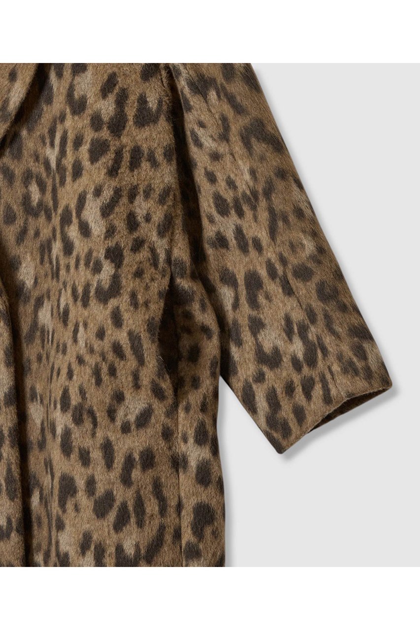 【アルアバイル/allureville】のMILIORレオパードコート 人気、トレンドファッション・服の通販 founy(ファニー) 　ファッション　Fashion　レディースファッション　Ladies' Fashion Online　アウター　Coat Outerwear　コート　Coats　おすすめ　Recommend　シンプル　Simple　セットアップ　Set Up　デニム　Denim　トレンド　Trend　レオパード　Leopard　ロング　Long　NEW・新作・新着・新入荷　New Arrivals　other-4|ID: prp329100004588598 ipo3291000000032549858