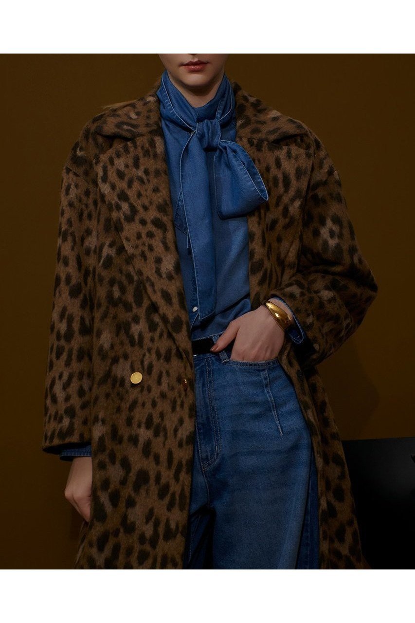 【アルアバイル/allureville】のMILIORレオパードコート 人気、トレンドファッション・服の通販 founy(ファニー) 　ファッション　Fashion　レディースファッション　Ladies' Fashion Online　アウター　Coat Outerwear　コート　Coats　おすすめ　Recommend　シンプル　Simple　セットアップ　Set Up　デニム　Denim　トレンド　Trend　レオパード　Leopard　ロング　Long　NEW・新作・新着・新入荷　New Arrivals　other-7|ID: prp329100004588598 ipo3291000000032549861