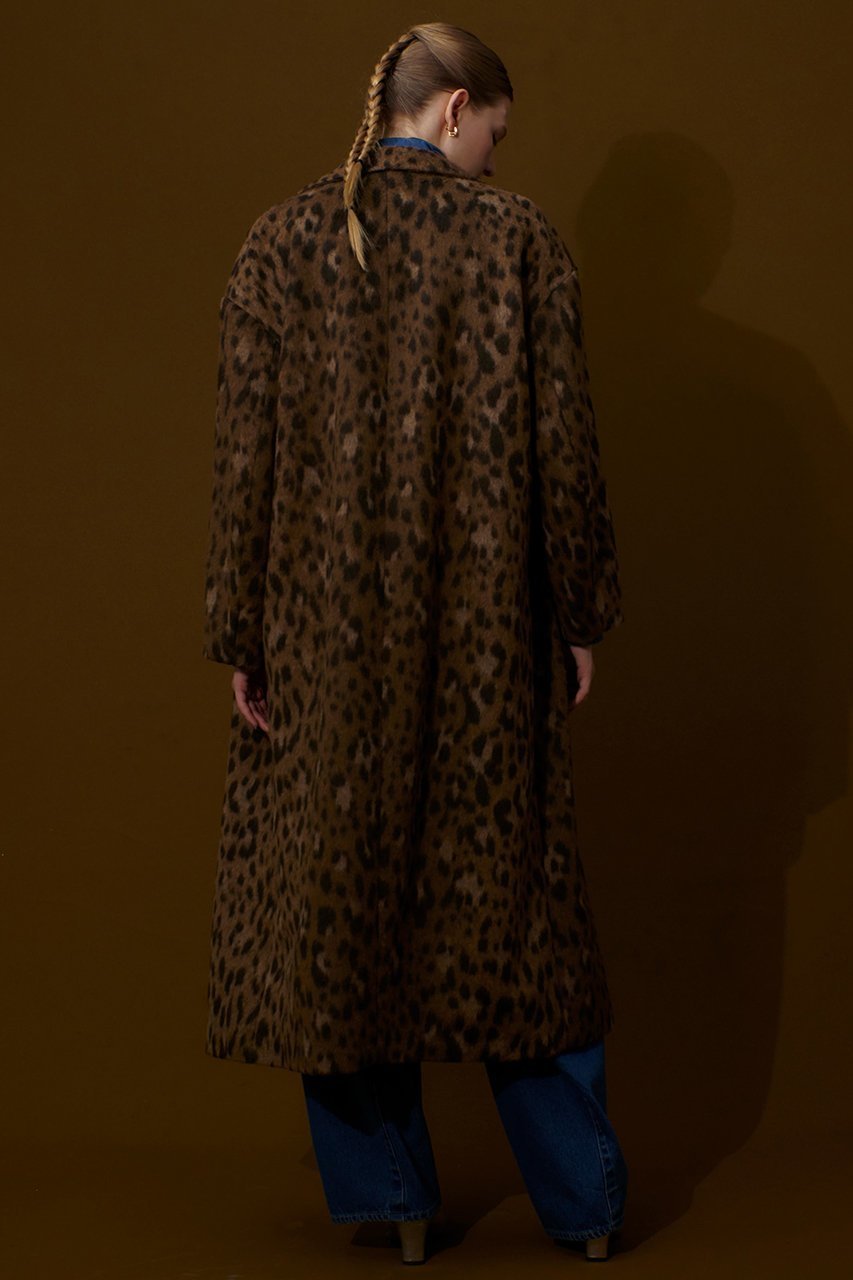 【アルアバイル/allureville】のMILIORレオパードコート 人気、トレンドファッション・服の通販 founy(ファニー) 　ファッション　Fashion　レディースファッション　Fashion for Women　アウター　Coat / Outerwear Collection　コート・ロングコート・ピーコート　Long Coats, Peacoats & More　おすすめ　Recommended / Our Picks　シンプル　Simple, Minimal　セットアップ　Set-Up, Coordinated Outfit　デニム　Denim, Jeans Material　トレンド　Trend, Trending Now　レオパード　Leopard, Animal Print　ロング　Long, Long-Length　other-8|ID: prp329100004588598 ipo3291000000033216938