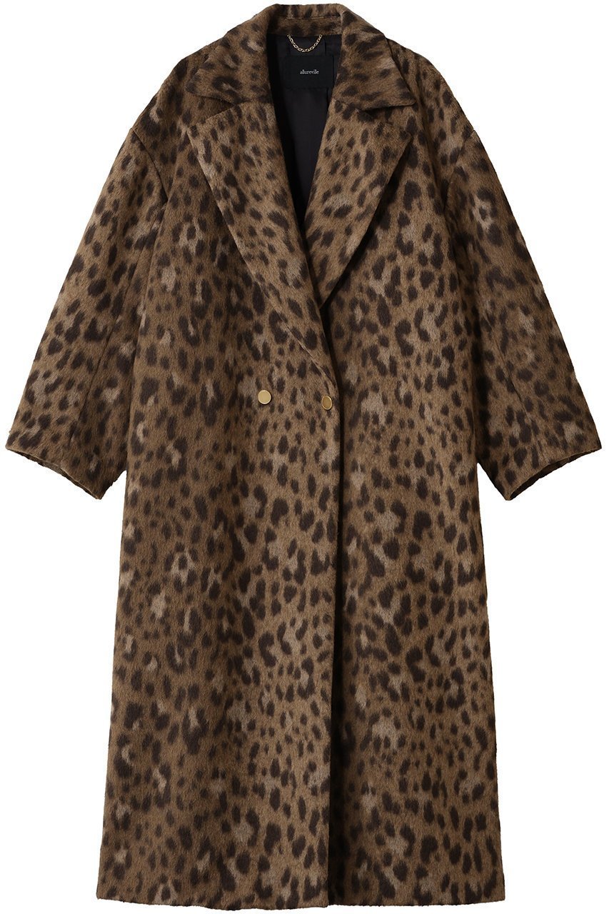 【アルアバイル/allureville】のMILIORレオパードコート 人気、トレンドファッション・服の通販 founy(ファニー) 　ファッション　Fashion　レディースファッション　Fashion for Women　アウター　Coat / Outerwear Collection　コート・ロングコート・ピーコート　Long Coats, Peacoats & More　おすすめ　Recommended / Our Picks　シンプル　Simple, Minimal　セットアップ　Set-Up, Coordinated Outfit　デニム　Denim, Jeans Material　トレンド　Trend, Trending Now　レオパード　Leopard, Animal Print　ロング　Long, Long-Length　other-5|ID: prp329100004588598 ipo3291000000035764545