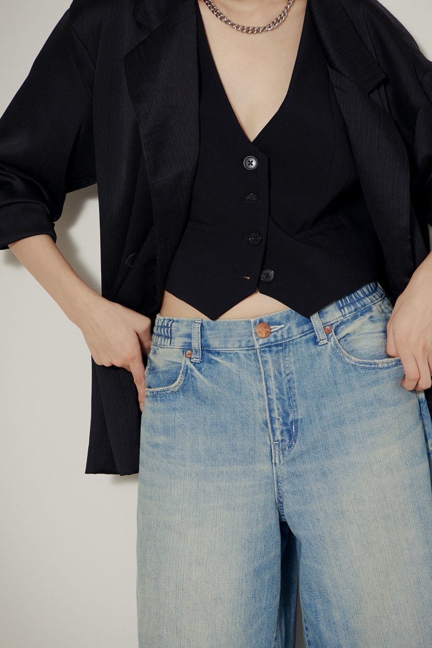 【レッドカード トーキョー/RED CARD TOKYO】のPhrase ワイドデニムパンツ 人気、トレンドファッション・服の通販 founy(ファニー) ファッション Fashion レディースファッション Fashion for Women パンツ Pants & Trousers デニムパンツ・ジーンズ・美脚デニム Denim Jeans & Pants デニム Denim, Jeans Material ワイド Wide, Wide Fit other-6|ID: prp329100004589596 ipo3291000000034168474